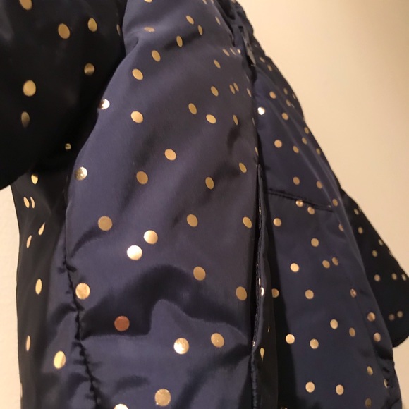 Reversible, navy blue size 0-6 months coat - Picture 2 of 5